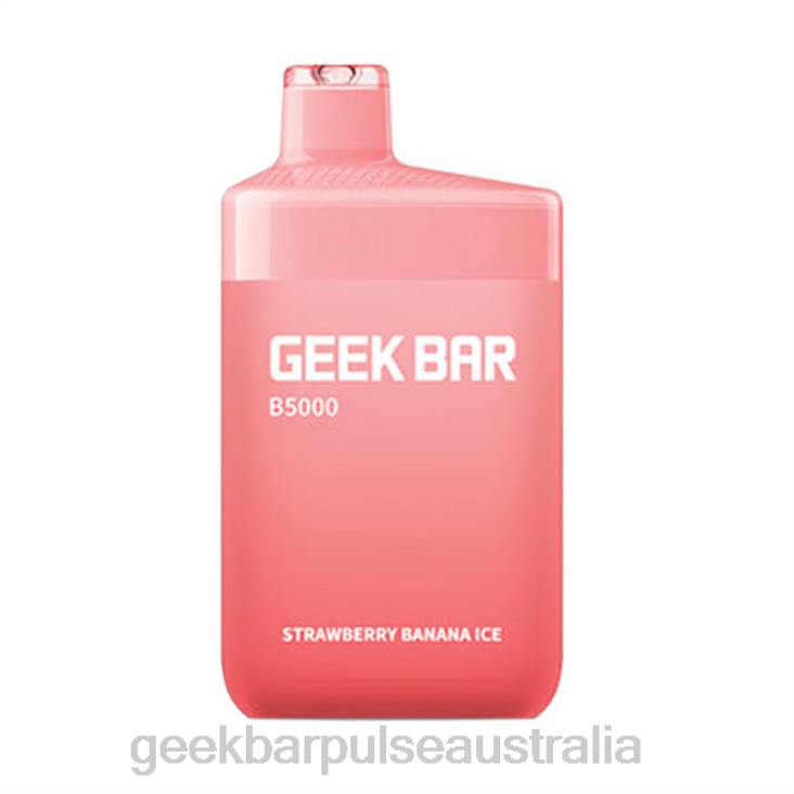 VNXX34 Geek Bar B5000 Disposable Strawberry Banana Ice | Geek Bar Australia disposable