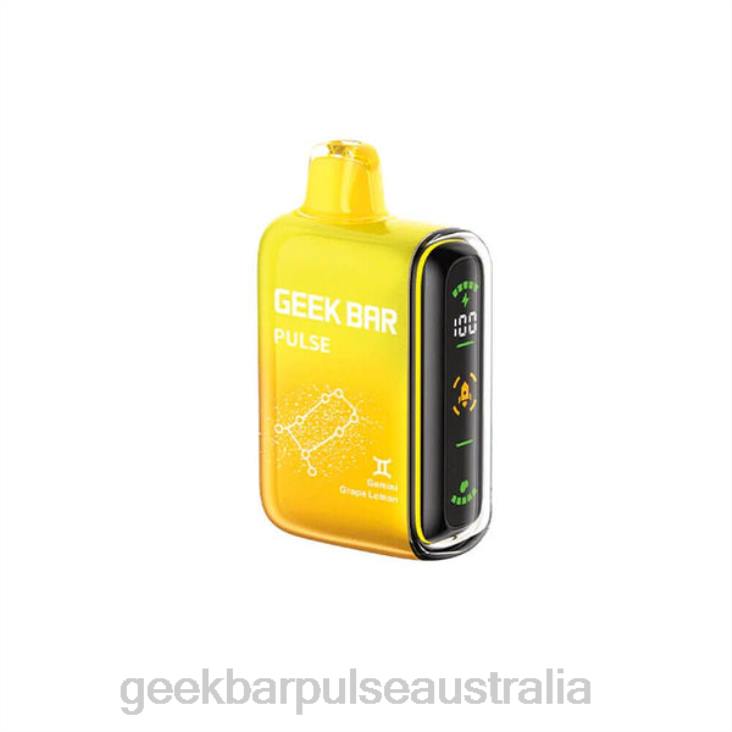 VNXX19 Geek Bar Pulse Disposable Grape Lemon | Geek Bar prices reddit