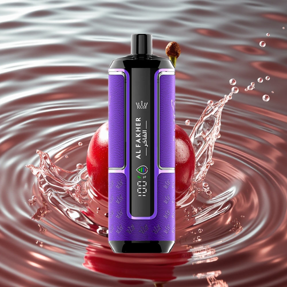 Al Fakher Crown Bar 22ml 15K DTL Disposable Vape Kit Cherry Fiesta