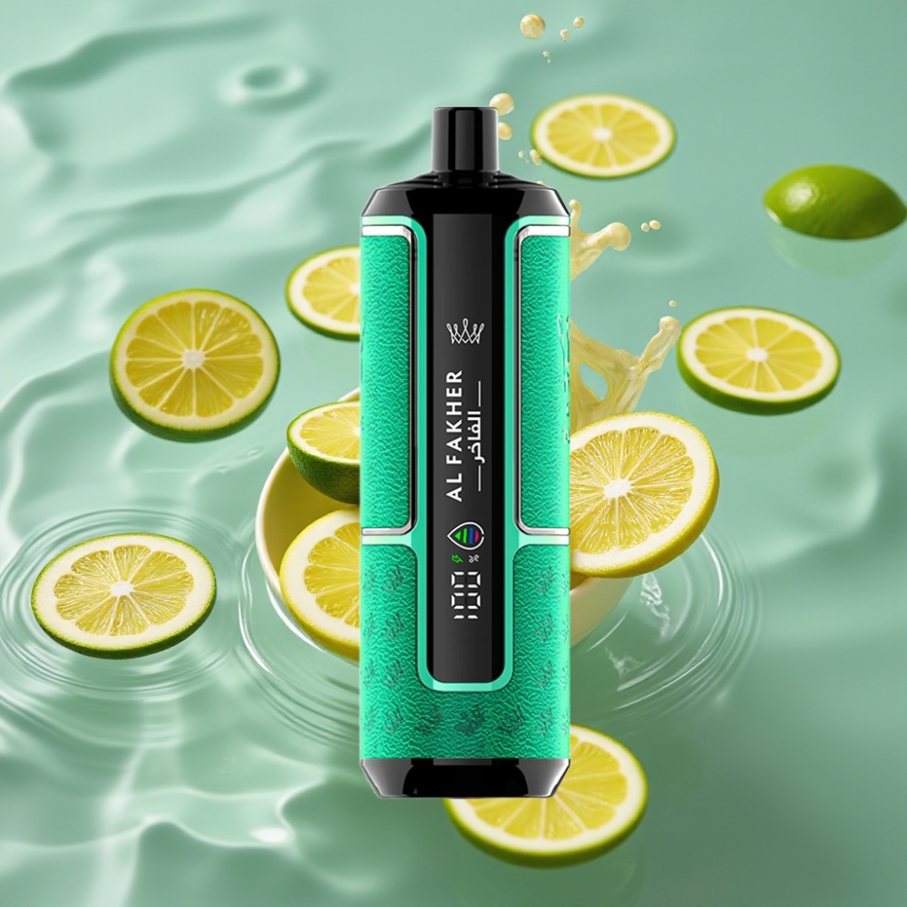 Al Fakher Crown Bar 22ml 15K DTL Disposable Vape Kit Lemon Lime