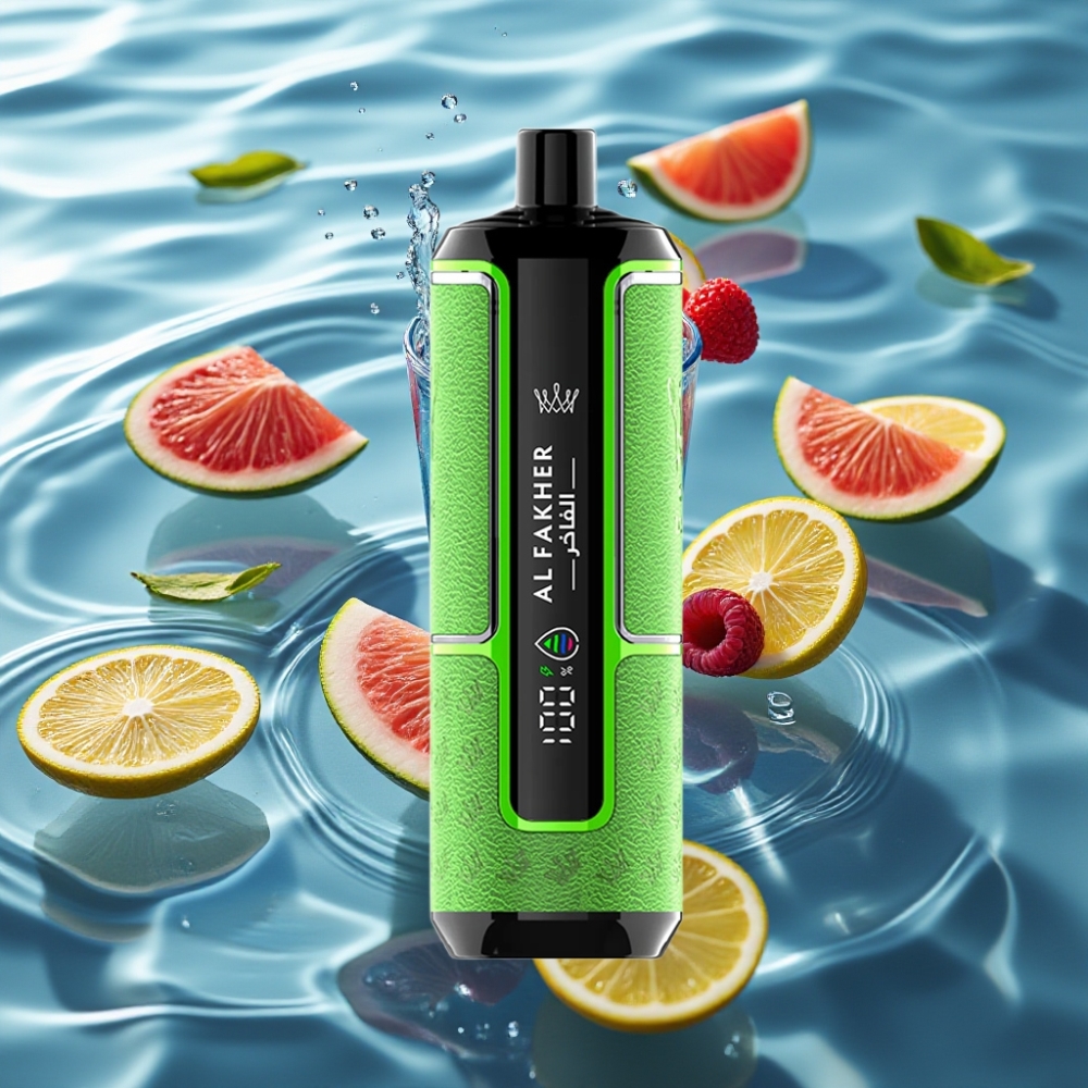 Al Fakher Crown Bar 22ml 15K Hypermax Disposable Vape Kit Blue Razz Lemonade