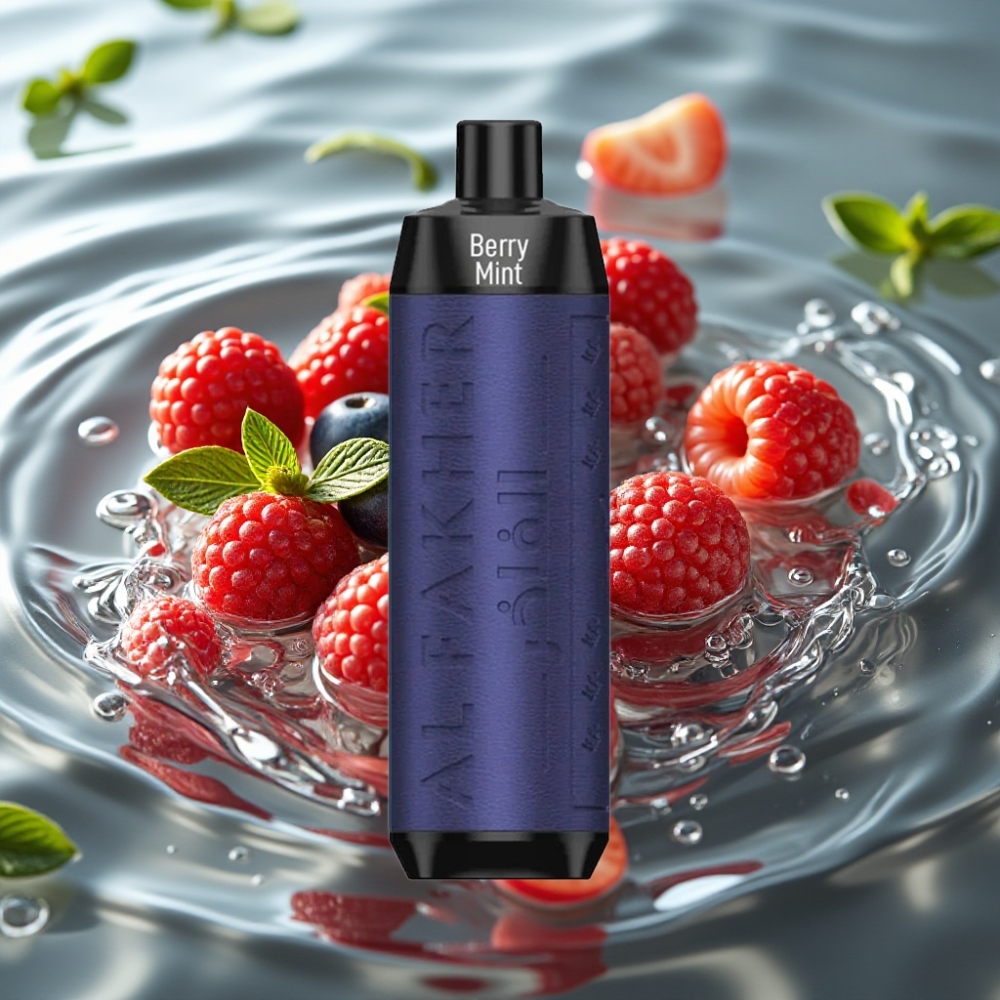 Al Fakher Crown Bar 8000 Puffs 18ml Disposable Vape Berry Mint