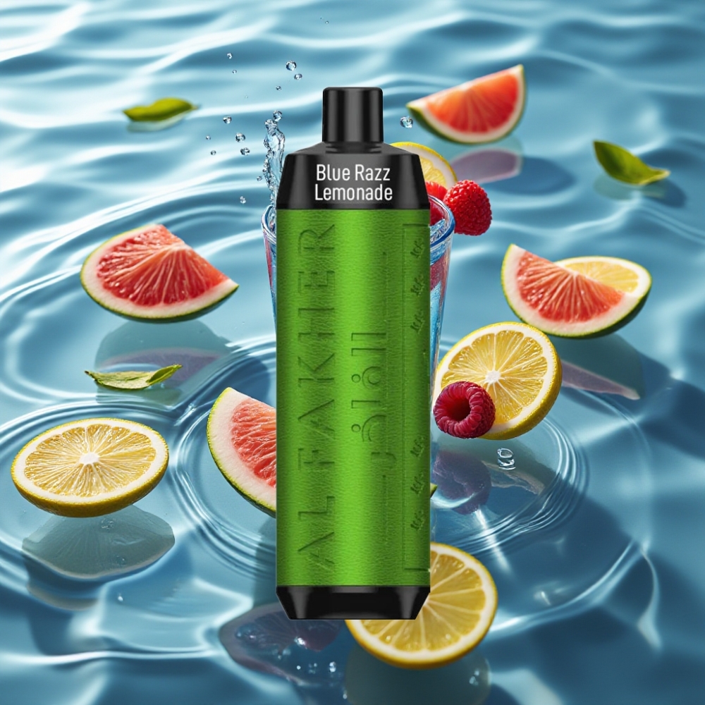 Al Fakher Crown Bar 8000 Puffs 18ml Disposable Vape Blue Razz Lemonade