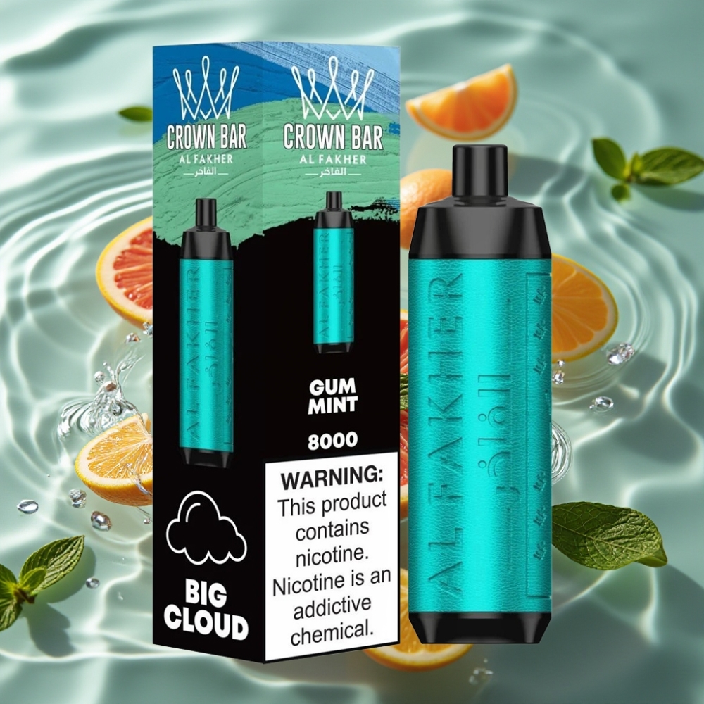 Al Fakher Crown Bar 8000 Puffs USB-C Disposable Vape