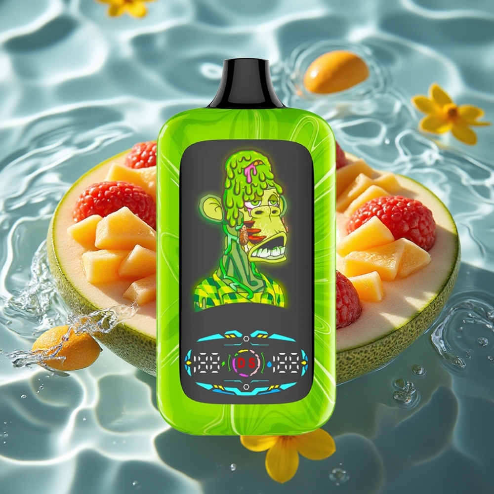 Fumot Digital Monkey 40000 Puffs Dual Mesh Coil Disposable Vape Tropical Rainbow Blast