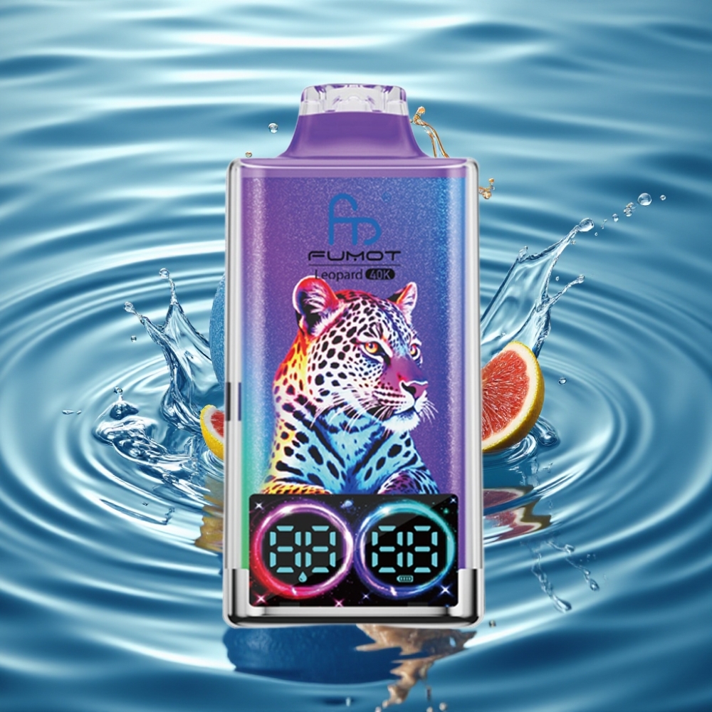 Fumot Leopard 40K Puffs 700mAh Dual Mesh Disposable Vape Mr Blue