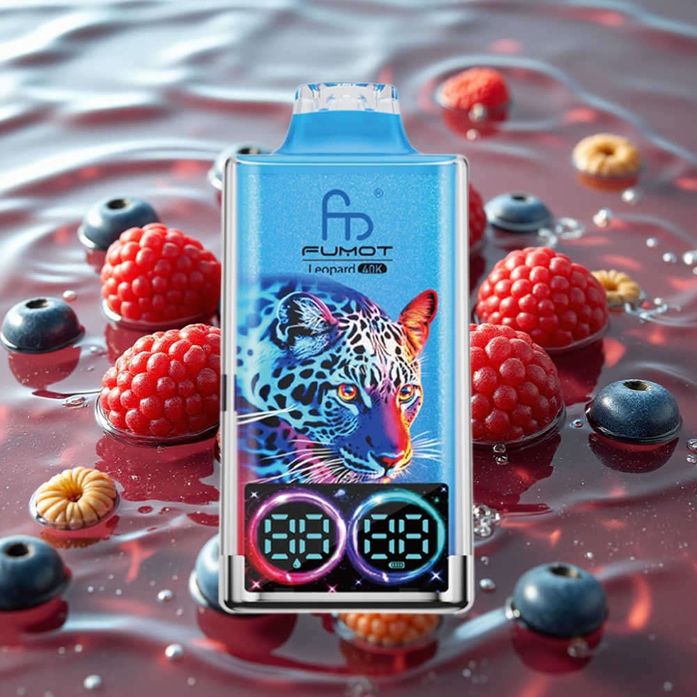 Fumot Leopard 40K Puffs Dual Mesh Type-C Charging Disposable Vape Mixed Berries