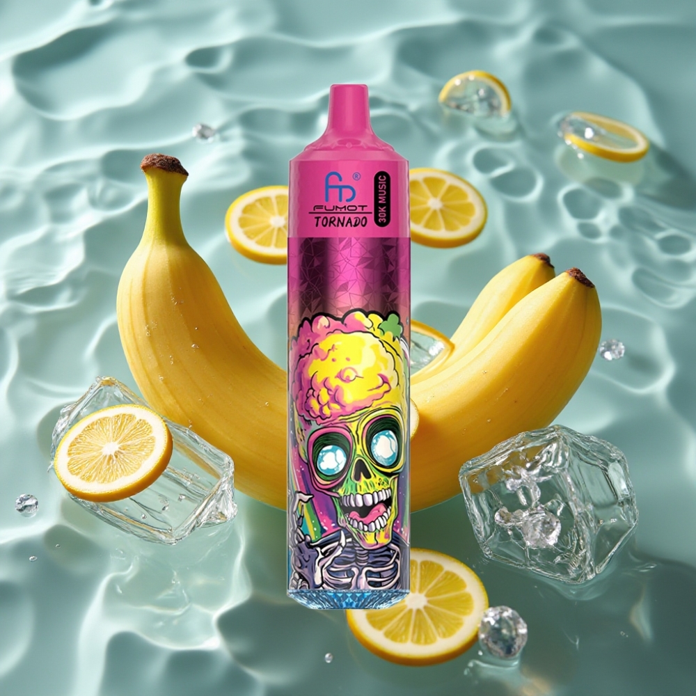 Fumot Randm Tornado 30000 30mL 30K Puffs LED Display Banana Ice