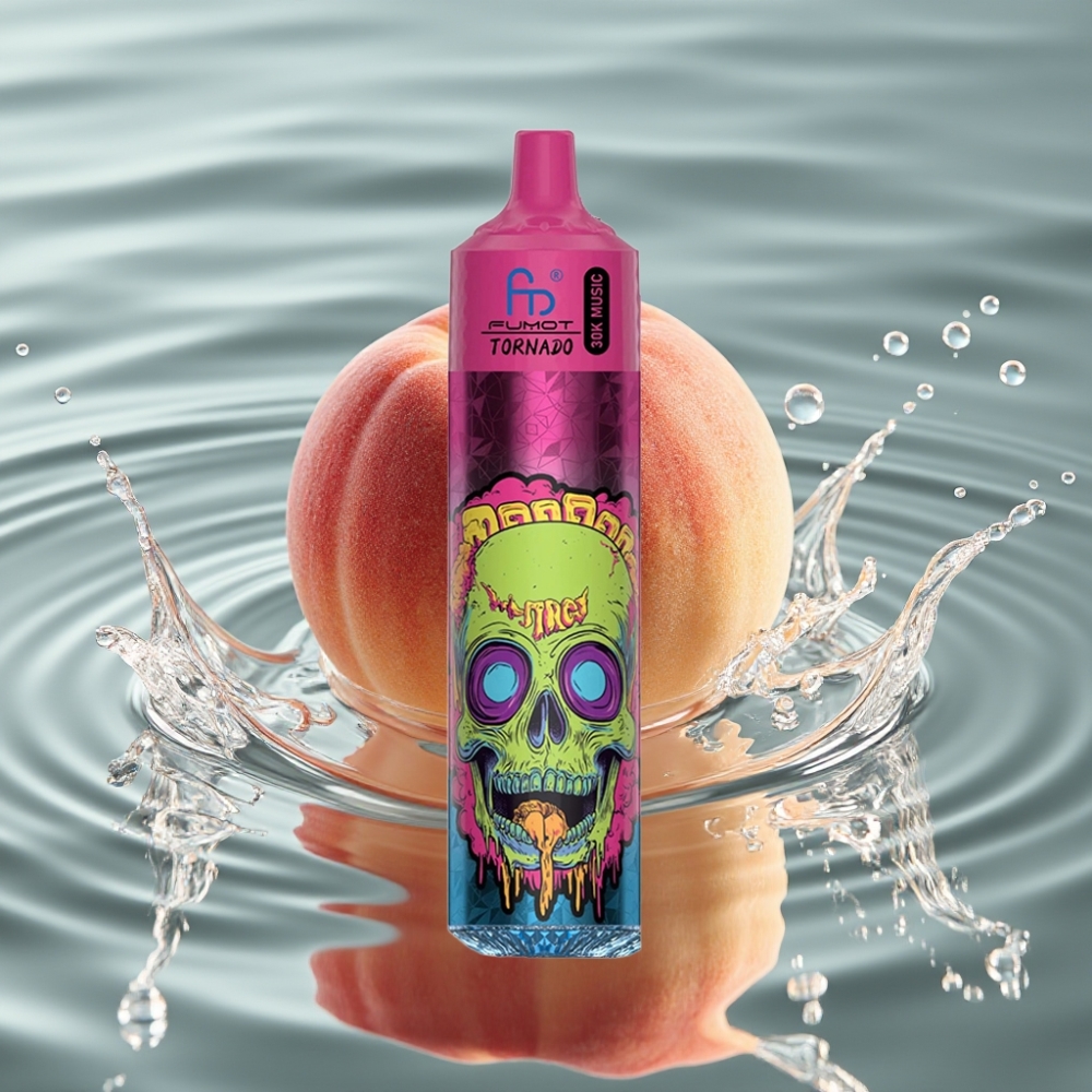 Fumot Randm Tornado 30000 30mL 5% LED Peach Ice