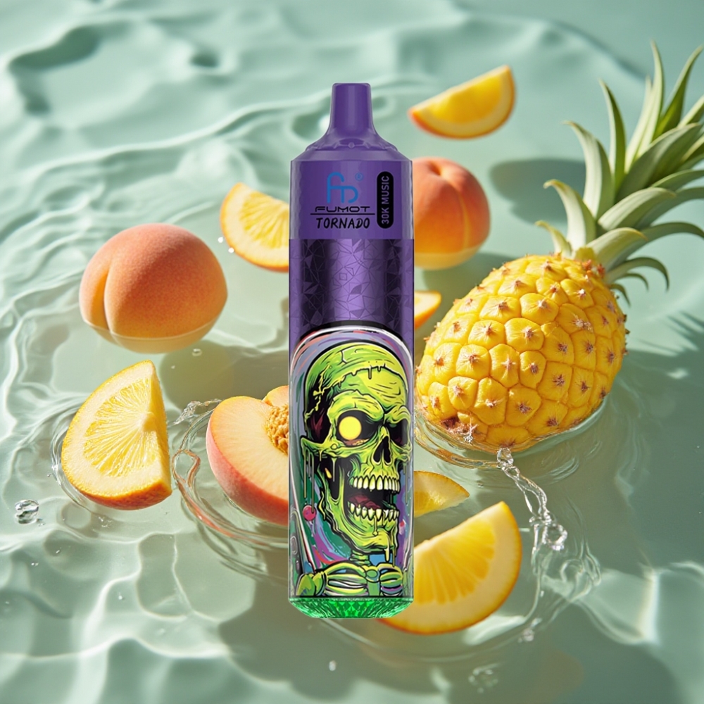 Fumot Randm Tornado 30000 30mL LED 600mAh Peach Mango Pineapple