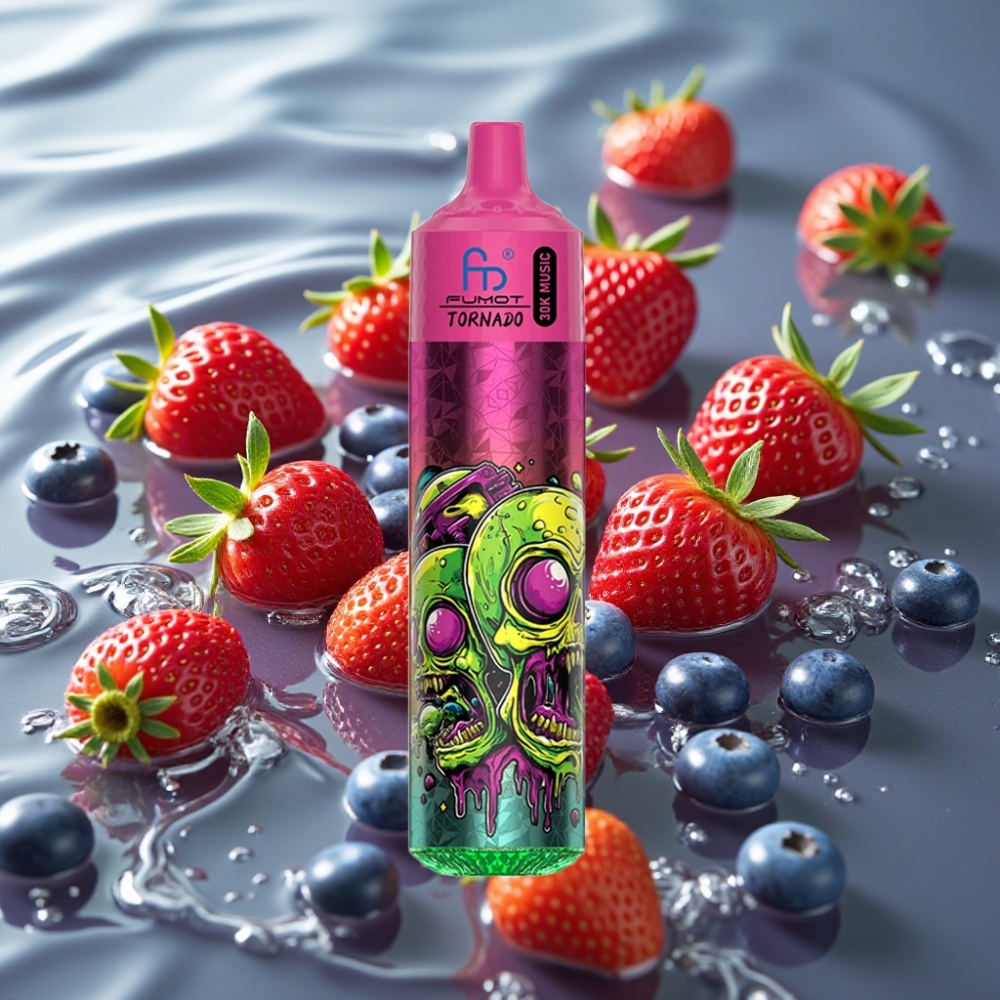 Fumot Randm Tornado 30000 30mL LED Display Strawberry Blueberry