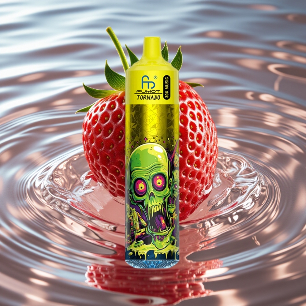 Fumot Randm Tornado 30000 30mL LED Display Strawberry Ice