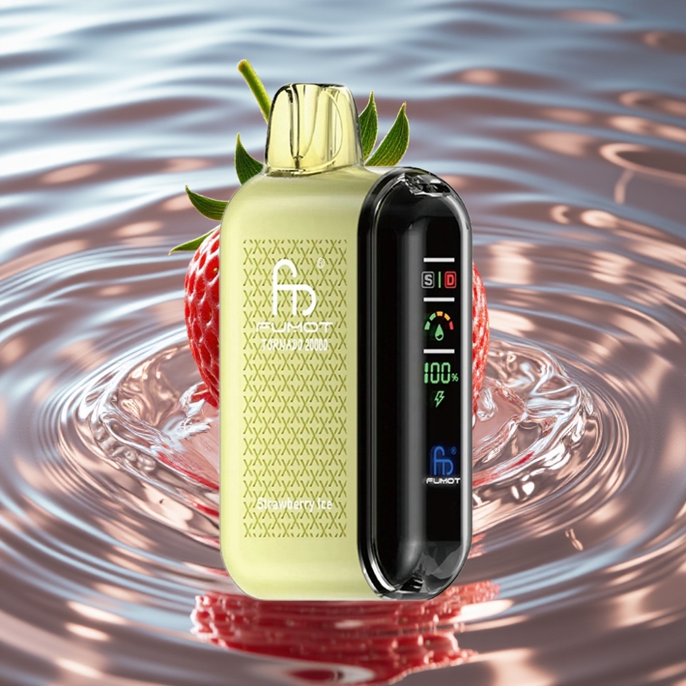 Fumot Tornado 20000 Puffs Dual Mesh Coil 20ml E-liquid Strawberry Ice