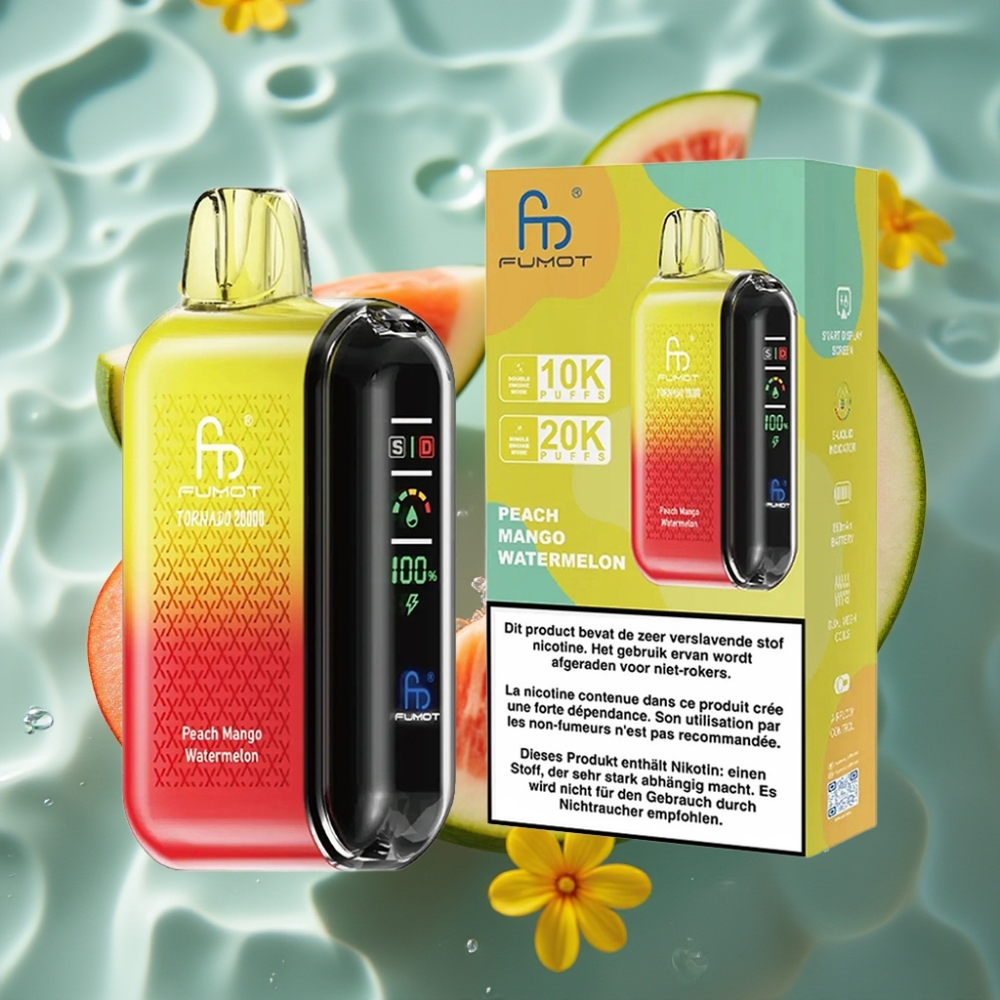 Fumot Tornado 20ml E-liquid Capacity Smart Display