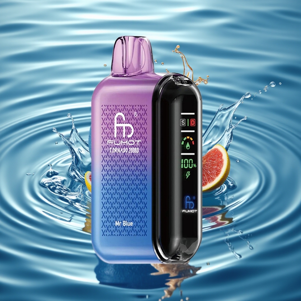 Fumot Tornado Dual Mesh 20000 Puffs 20ml Mr Blue