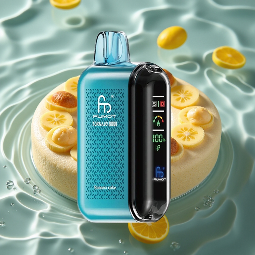 Fumot Tornado Dual Mesh Coil 20000 Puffs 20ml Banana Cake