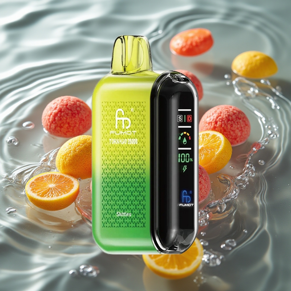 Fumot Tornado Dual Mesh Coil 20000 Puffs 20ml E-liquid Skittles
