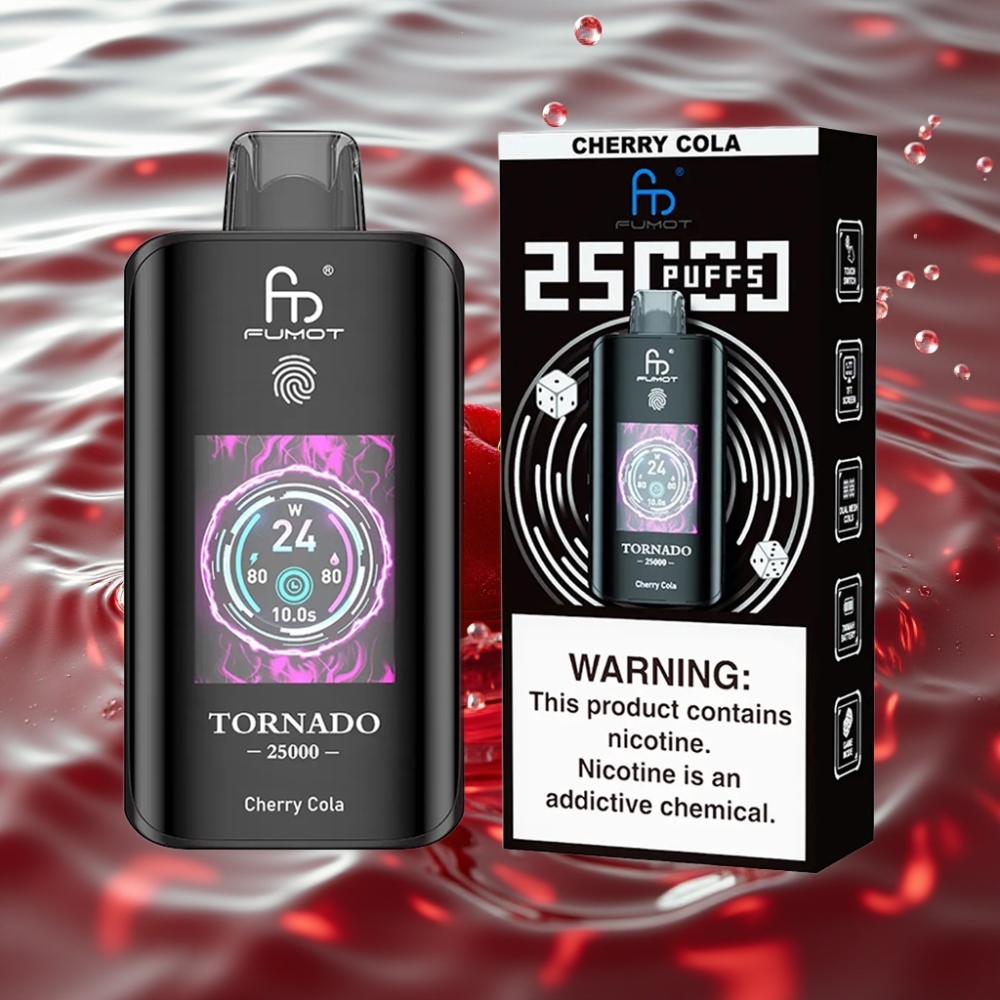 Fumot Tornado 25000 Puffs HD Screen 20ml Pre-filled