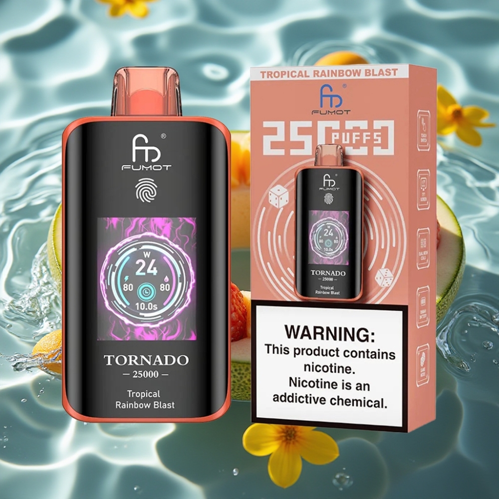 Fumot Tornado 700mAh HD Screen 25000 Puffs