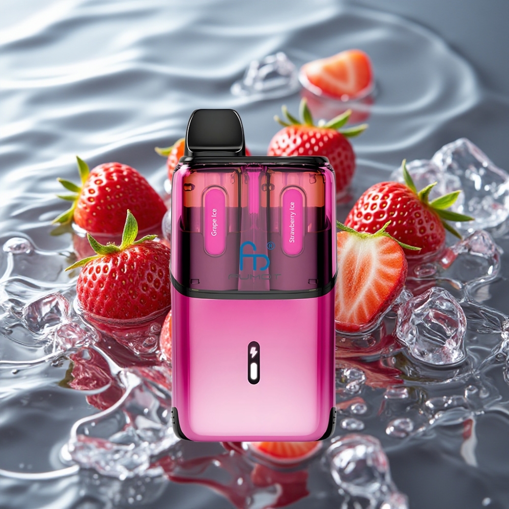 Fumot Ultra T32000 24ml 800mAh Type-C Disposable Vape Grape Ice - Strawberry Ice
