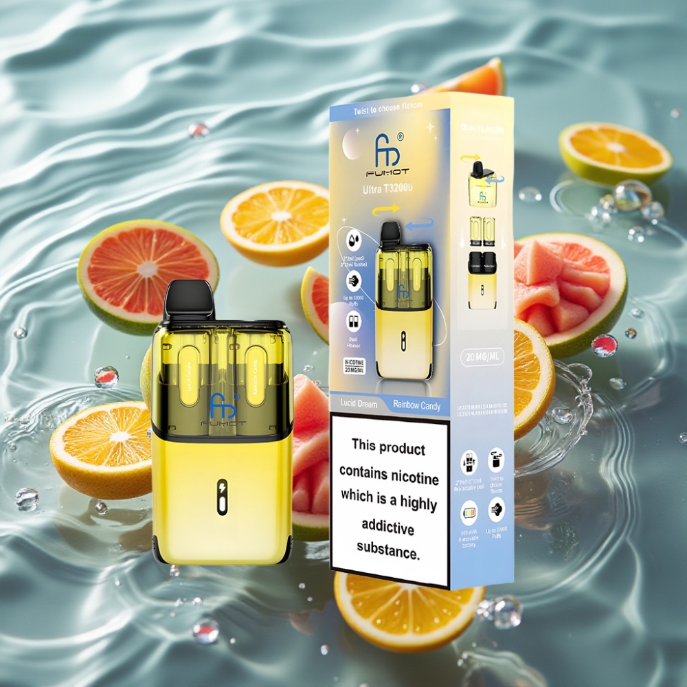 Fumot Ultra T32000 24ml 800mAh Type-C Disposable Vape Lucid Dream - Rainbow Candy