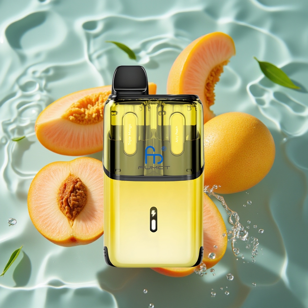 Fumot Ultra T32000 24ml 800mAh Type-C Disposable Vape Triple Mango - Juicy Peach