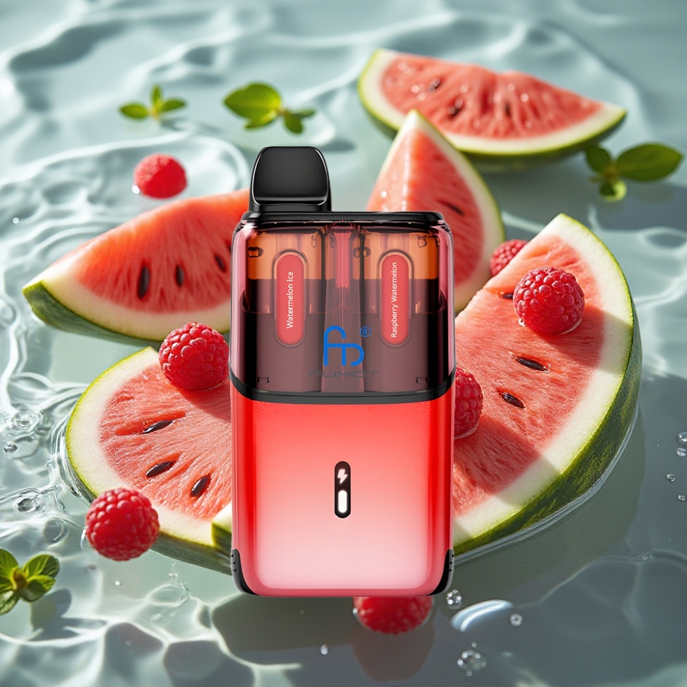 Fumot Ultra T32000 24ml 800mAh Type-C Disposable Vape Watermelon Ice - Raspberry Watermelon