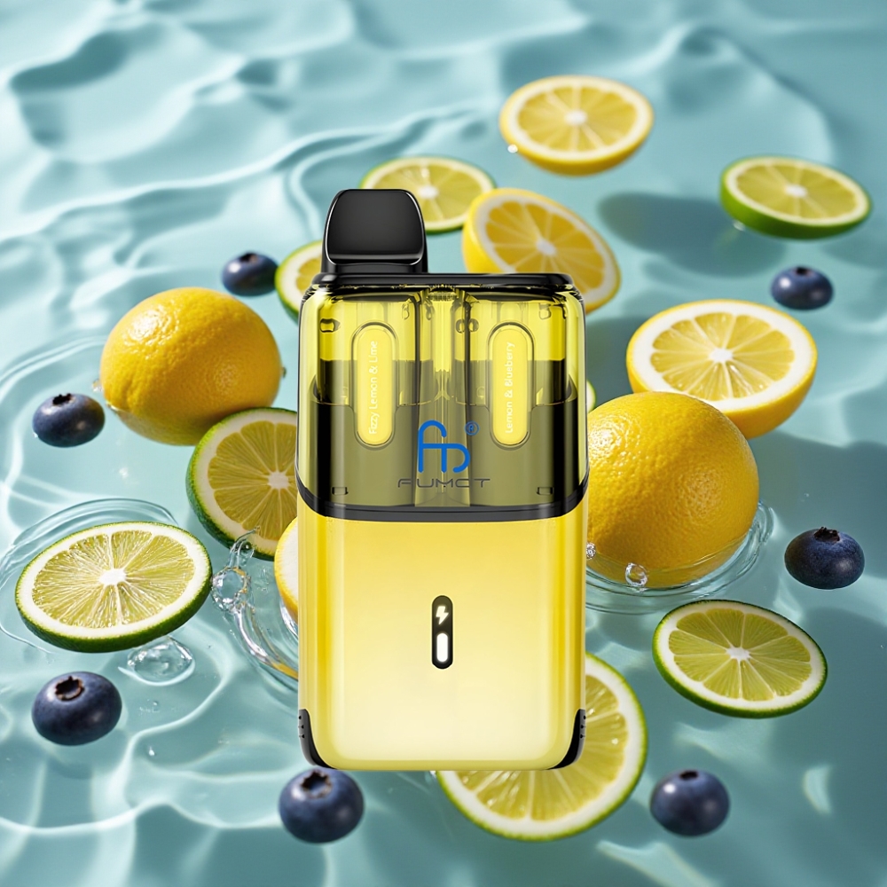 Fumot Ultra T32000 24ml 800mAh Type-C Fast Charging Disposable Vape Fizzy Lemon & Lime - Lemon & Blueberry