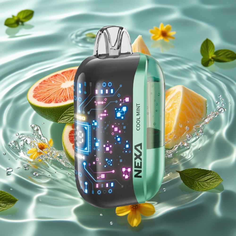 NEXA Ultra 50K Disposable Vape with 3D Curved Screen & Type-C Charging