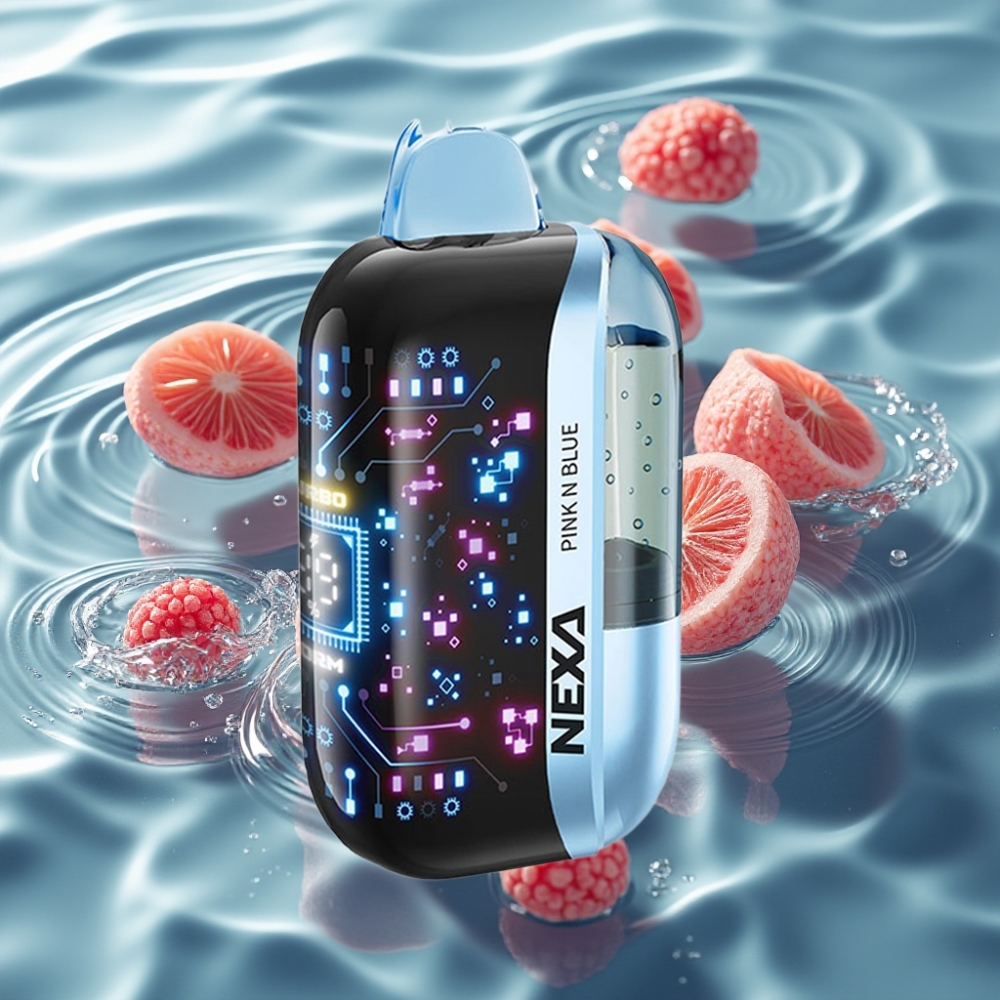 NEXA Ultra 50K Disposable Vape with 50000 Puffs & 3D Curved Screen Pink N Blue