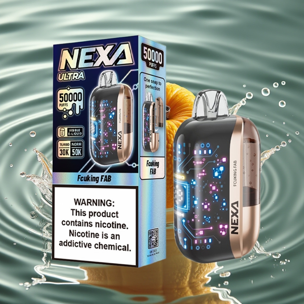 NEXA Ultra 50K Disposable Vape with 50000 Puffs & Type-C Charging Fcuking Fab