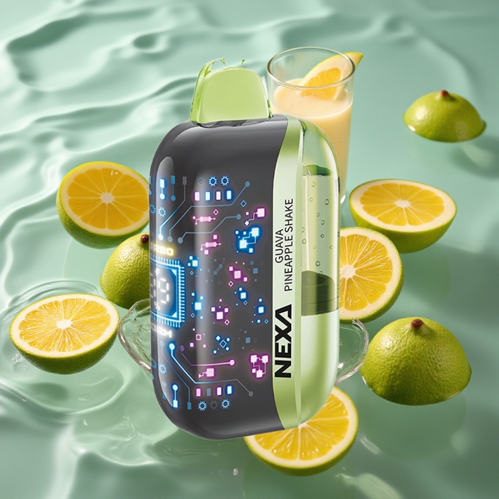 NEXA Ultra 50K Disposable Vape with 50000 Puffs & Type-C Charging Guava Pineapple Shake
