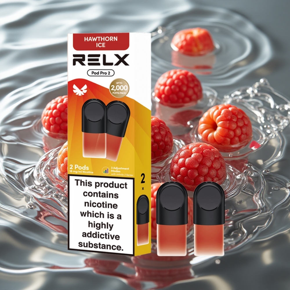 RELX Pod Pro 2 1.8% Nicotine 600 Puffs 1.9ml Hawthorn Ice