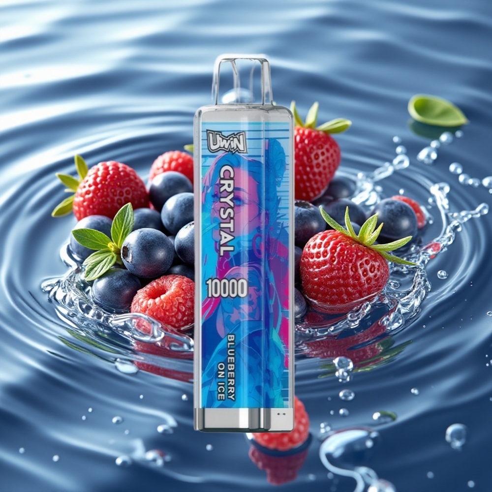 UWIN Crystal 10000 Puffs 18ml RGB Blueberry On Ice