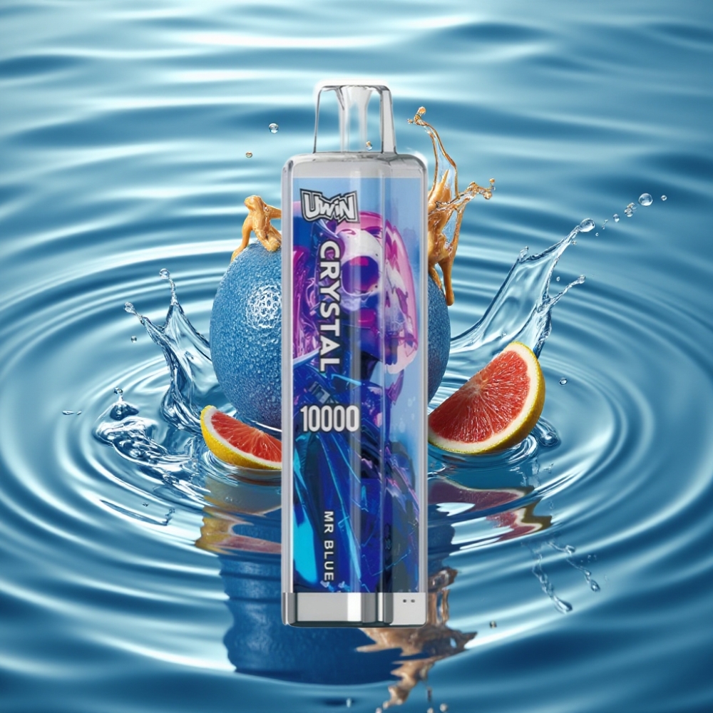 UWIN Crystal 10000 Puffs 18ml RGB Lights Mr Blue