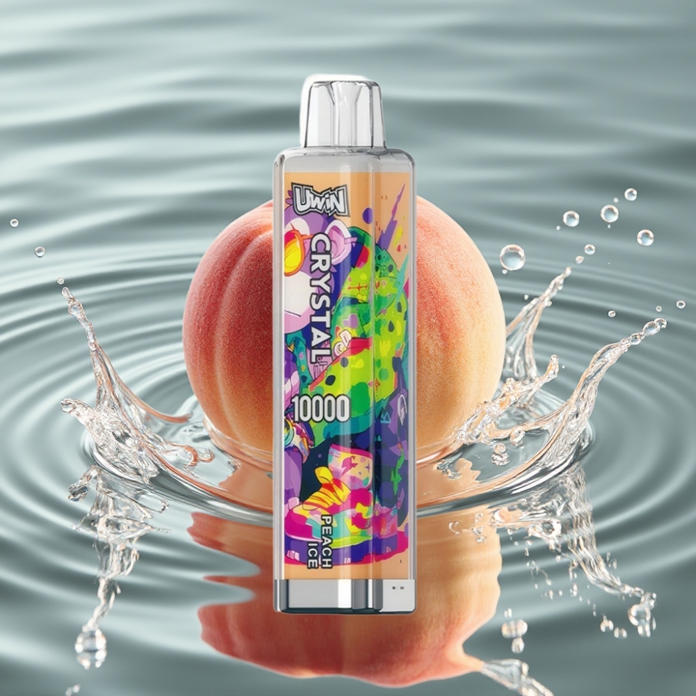 UWIN Crystal 10000 Puffs 18ml RGB Lights Peach Ice