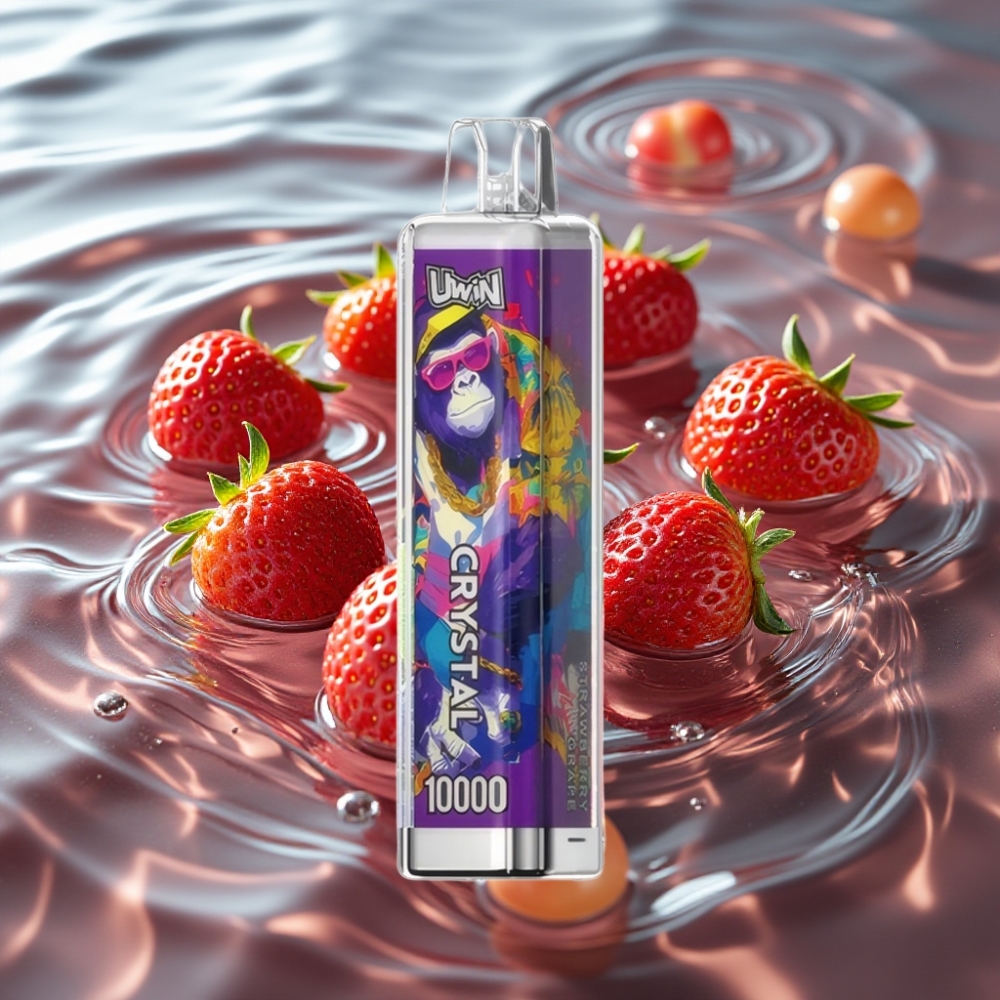 UWIN Crystal 10000 Puffs 18ml RGB Lights Strawberry Grape