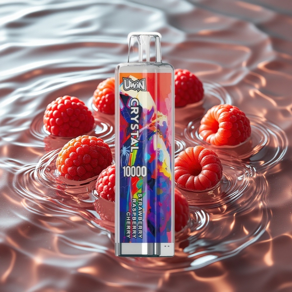 UWIN Crystal 10000 Puffs 18ml RGB Lights Strawberry Raspberry Cherry