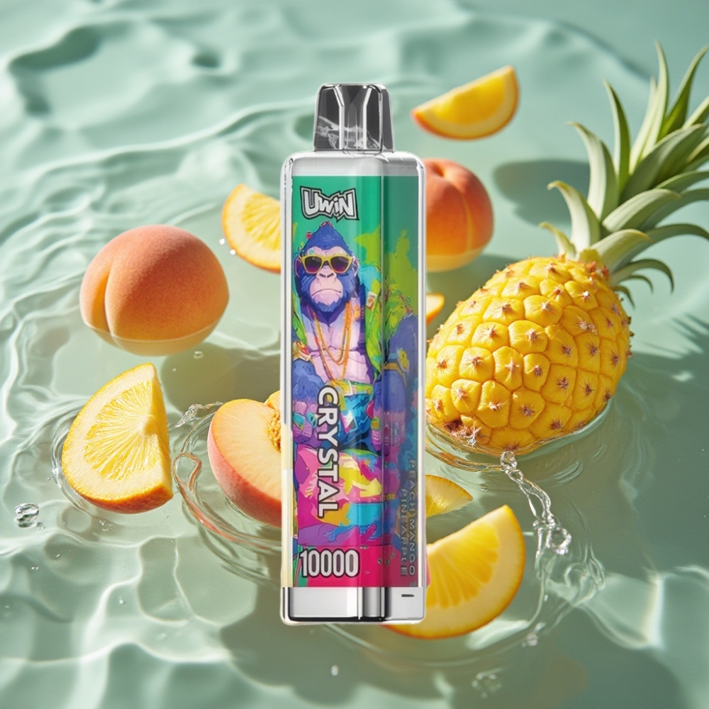 UWIN Crystal 10000 Puffs RGB 18ml Peach Mango Pineapple