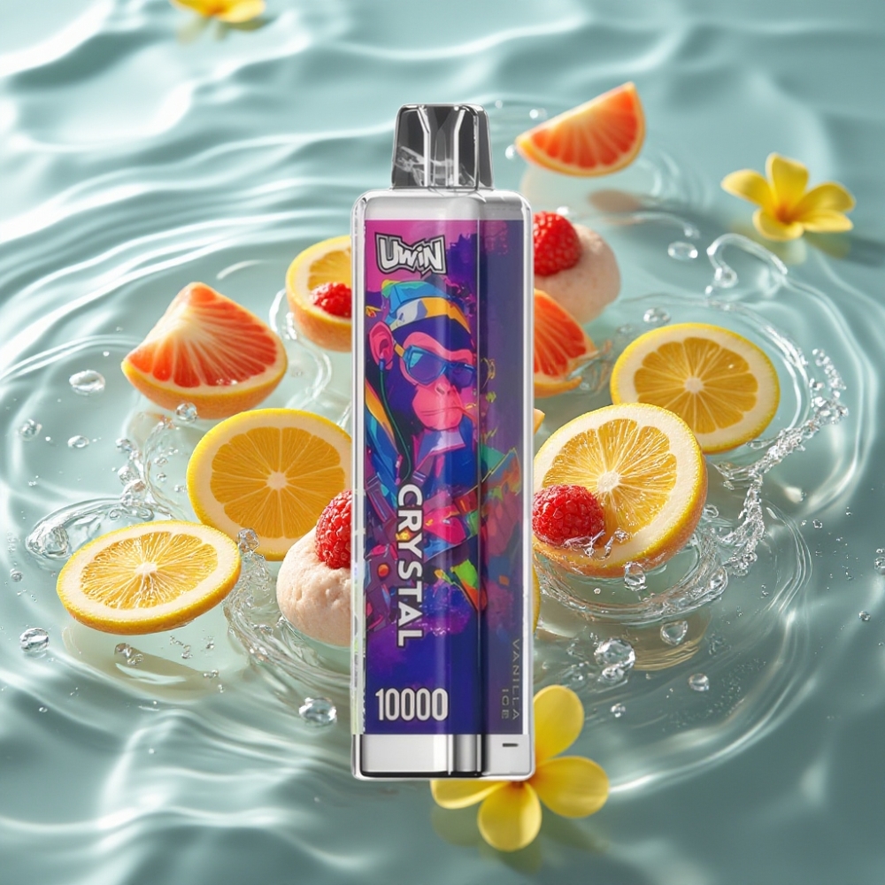 UWIN Crystal 10000 Puffs RGB 18ml Type-C Vanilla Ice