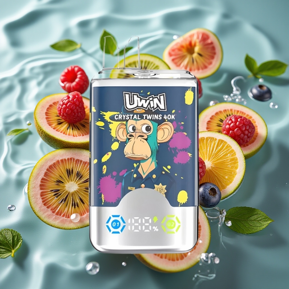 UWIN Crystal Twins Dual Flavor 850mAh Type-C