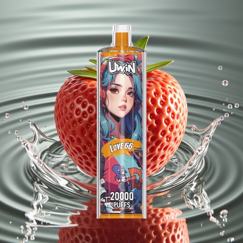 Uwin Shisha Hookah Crystal 20000 Puffs 22ml Mesh Coil Love 66