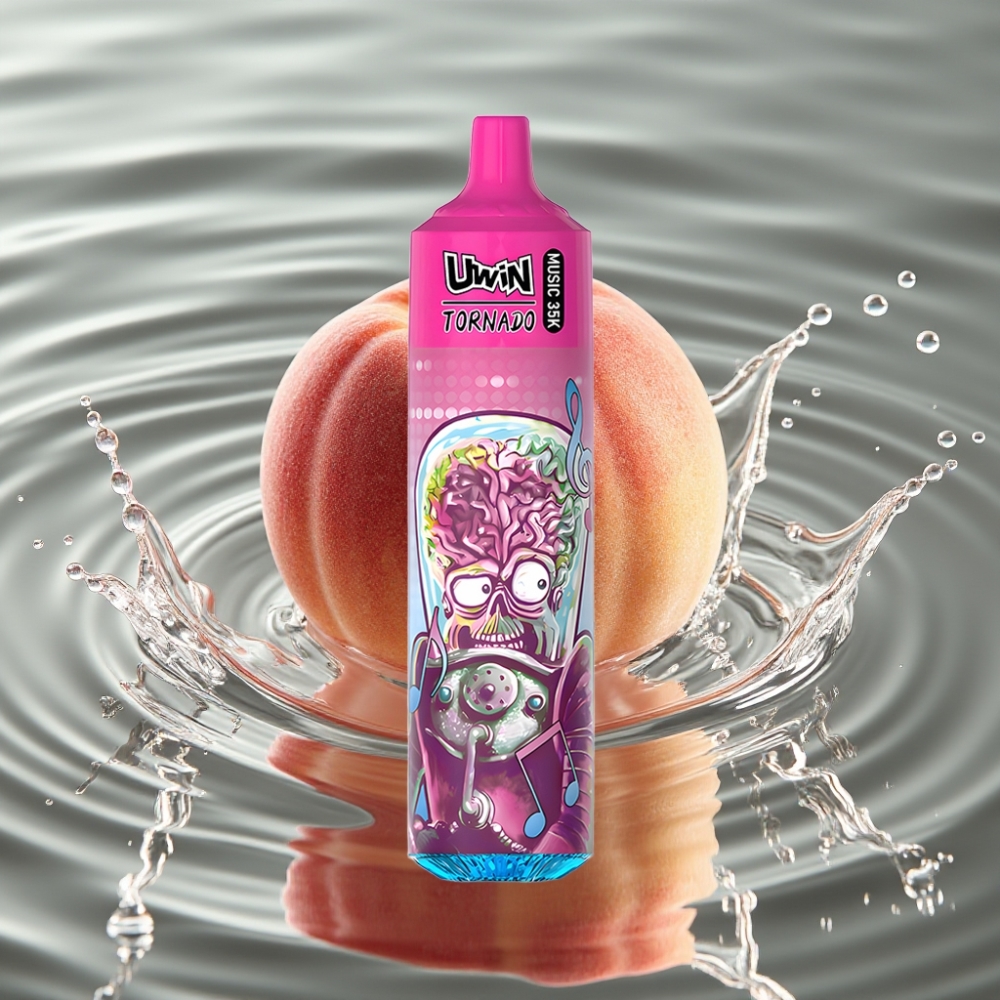 Uwin Tornado 35K Rechargeable Type-C Disposable Vape Peach Berry