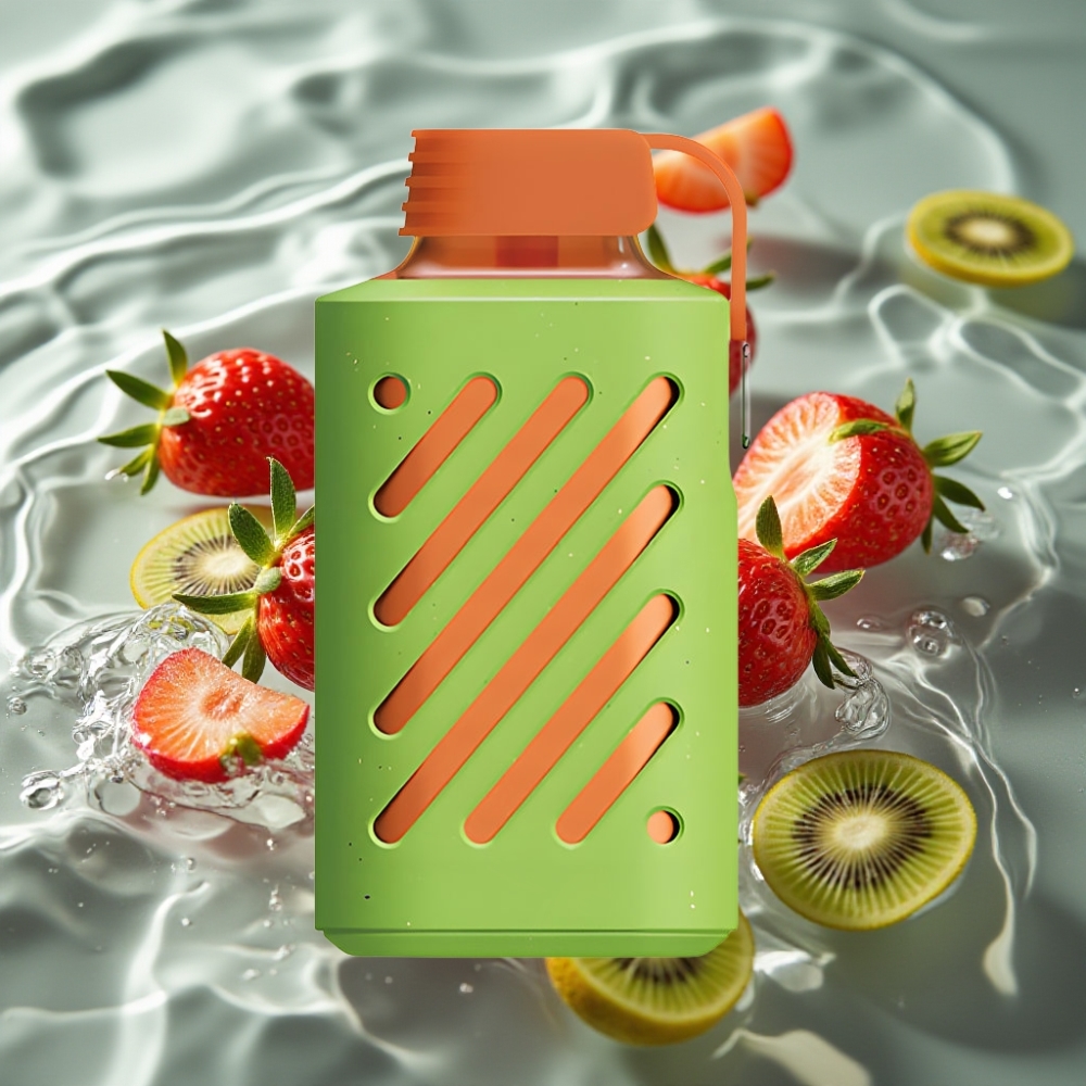 VOZOL GEAR 10000 Disposable Vape with 30 Flavors & 65% PCR Materials Strawberry Kiwi
