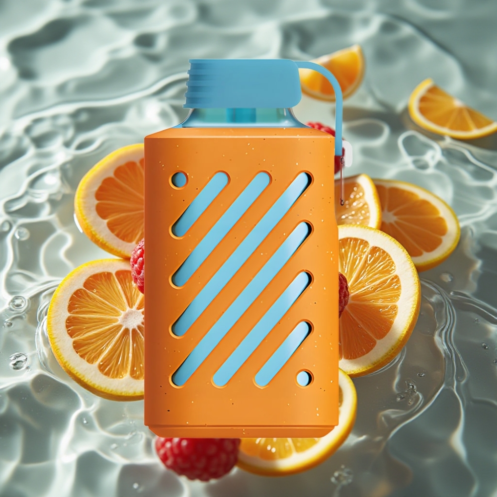 VOZOL GEAR 10000 Disposable Vape with 30 Flavors & VAMT Mesh Coil Raspberry Tangerine