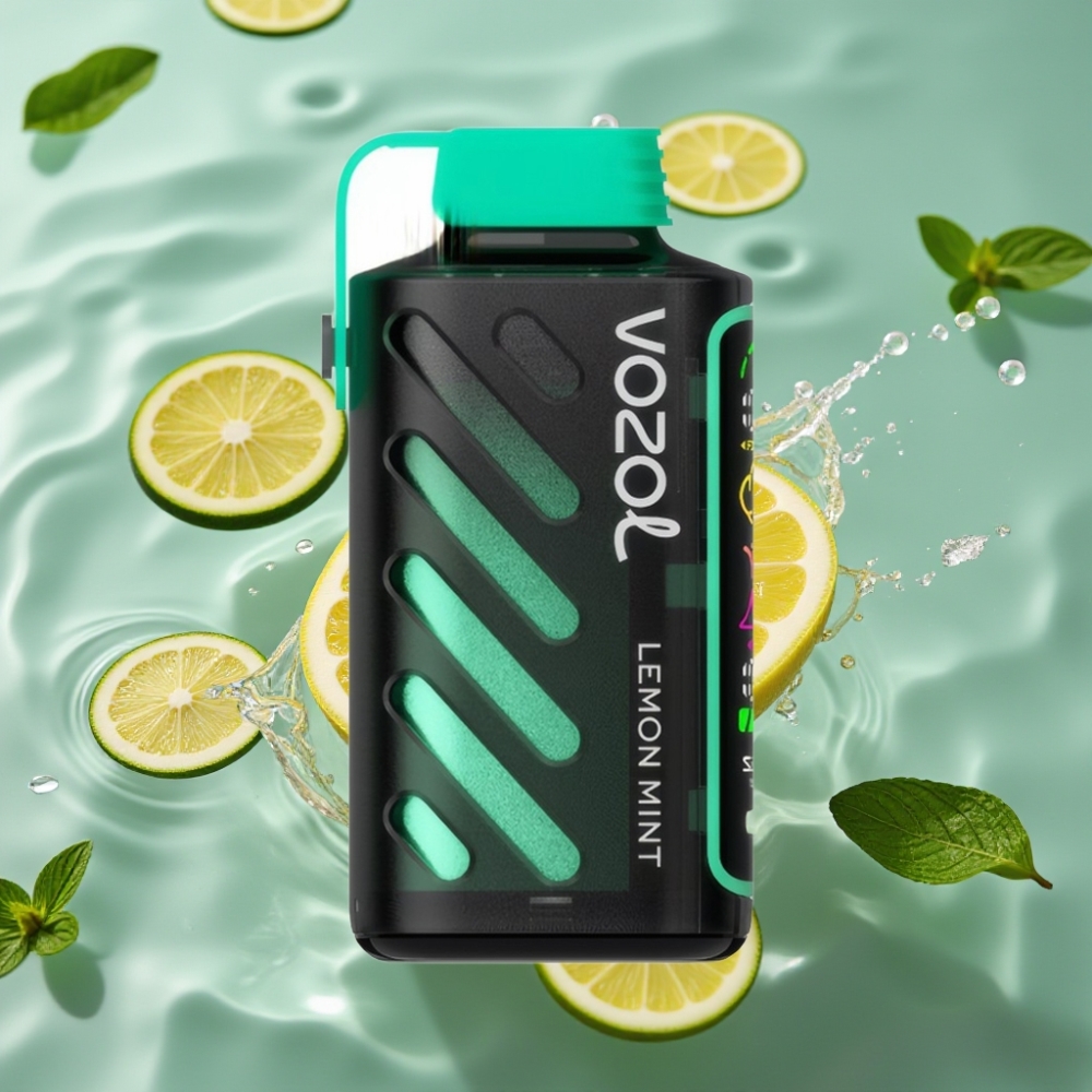 VOZOL Gear Power 20000 Puffs with Dual Mesh Coil & Full Screen Display Lemon Mint