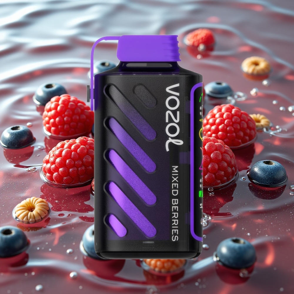 VOZOL Gear Power 20000 Puffs with Dual Mesh Coil & Full Screen Display Mixed Berries