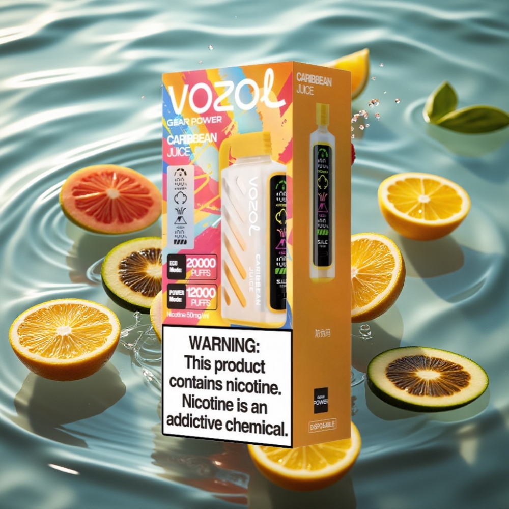VOZOL Gear Power Dual Mesh Coil 20000 Puffs Caribbean Juice