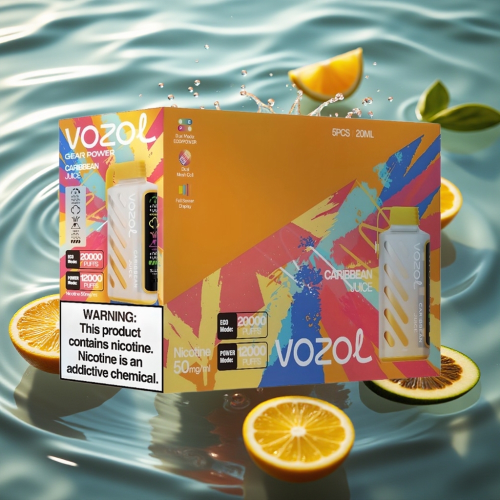 VOZOL Gear Power Dual Mesh Coil 20000 Puffs Caribbean Juice