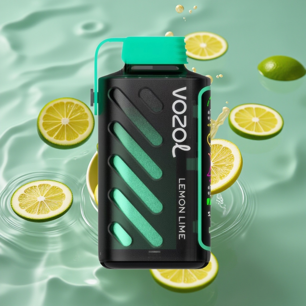 VOZOL Gear Power S.i.L.C. Tech 20000 Puffs Dual Mesh Coil Lemon Lime
